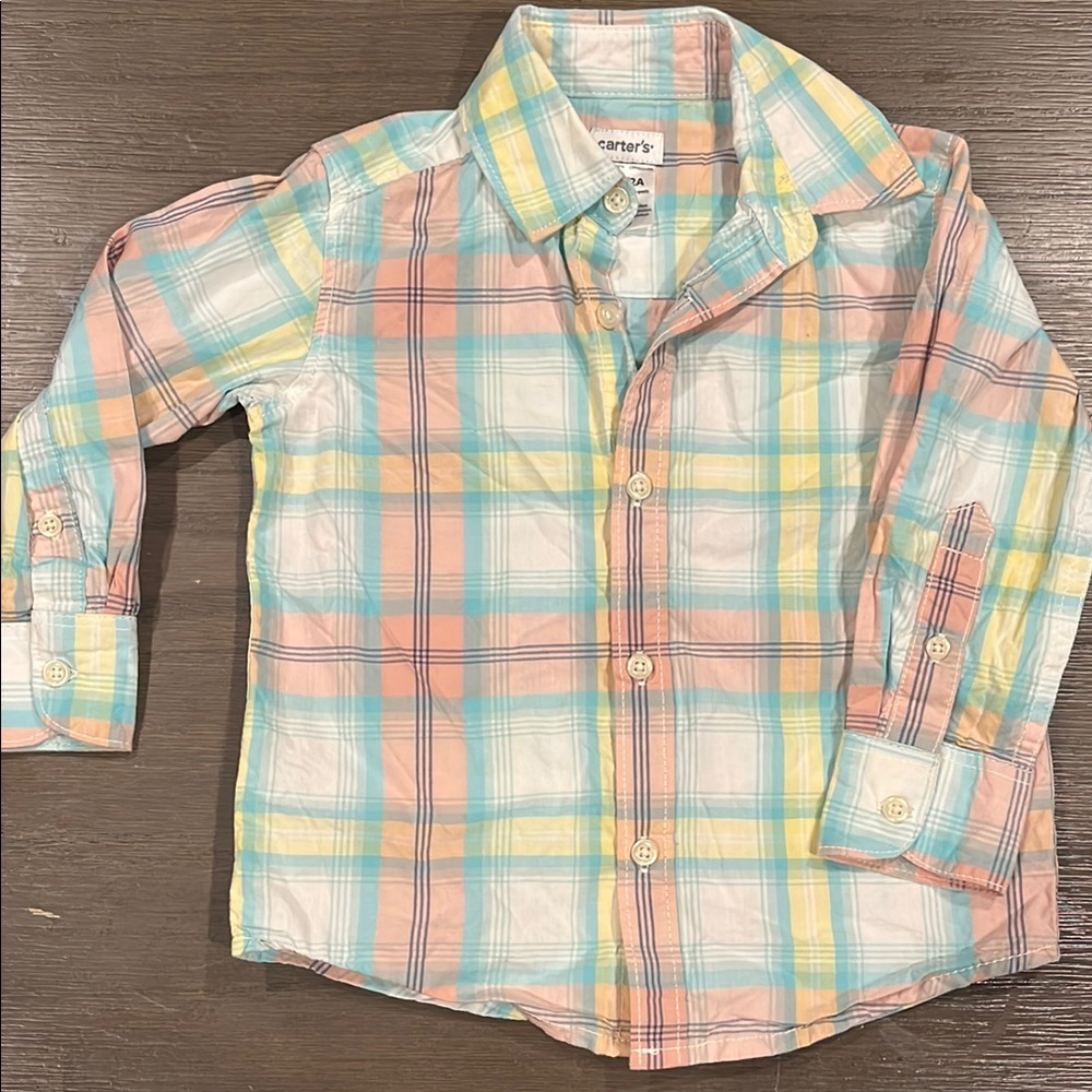 Carter's Multicolor Plaid Kids Shirt
